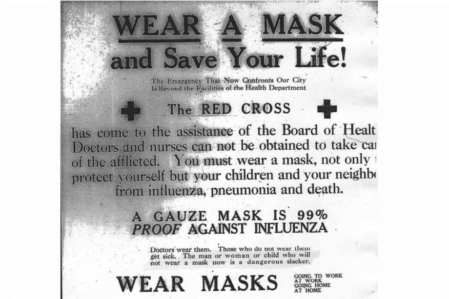 1918 Health advisory poster